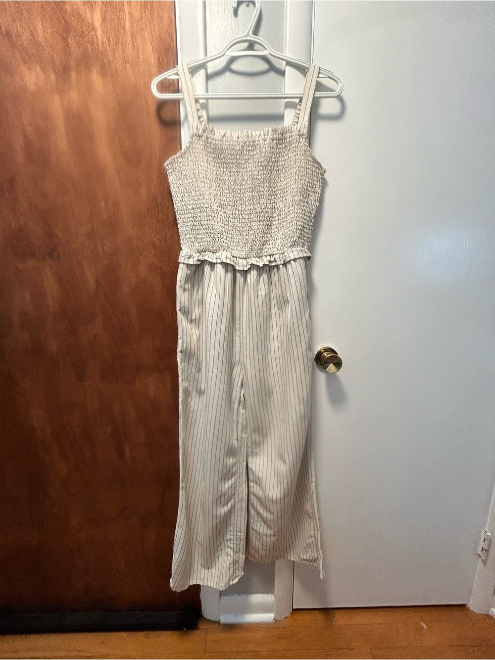 Striped jumpsuit